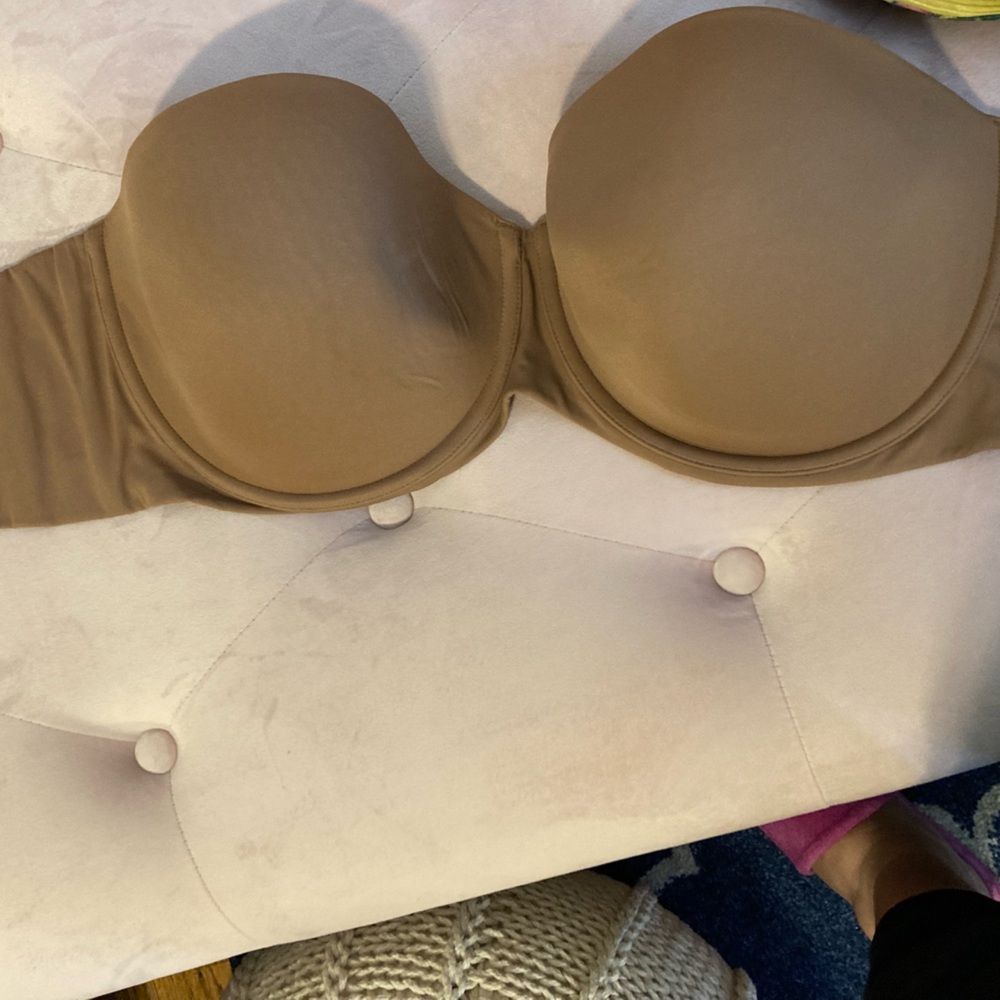 Cacique Strapless Light Brown Bra by Lane Bryant